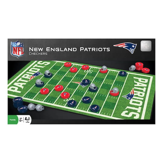 NFL Checkers New England Patriots By Masterpieces Puzzles | Michaels®
